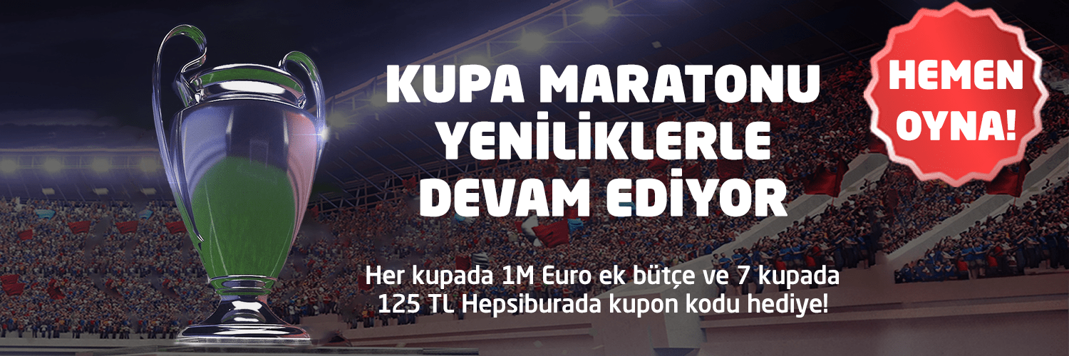 KUPA MARATONU YENİLİKLERLE DEVAM EDİYOR